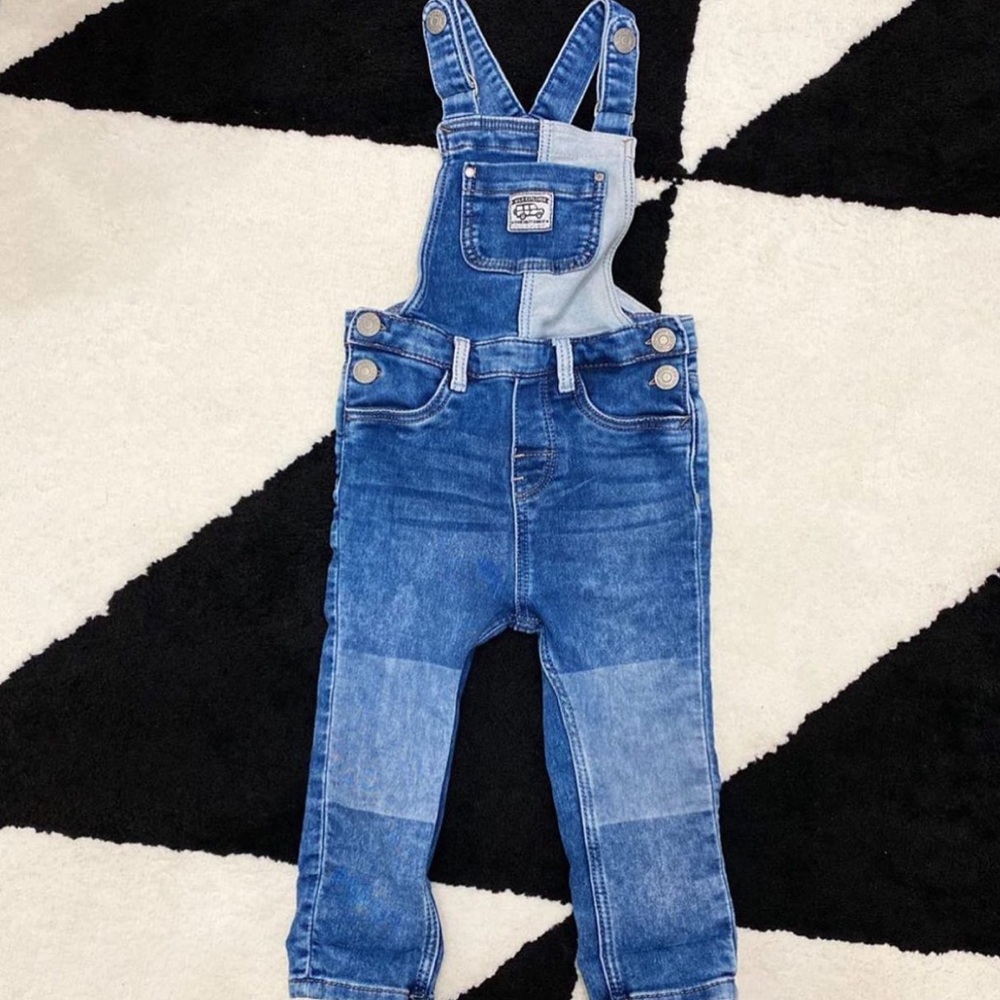 H&M Denim Overalls 12-18M